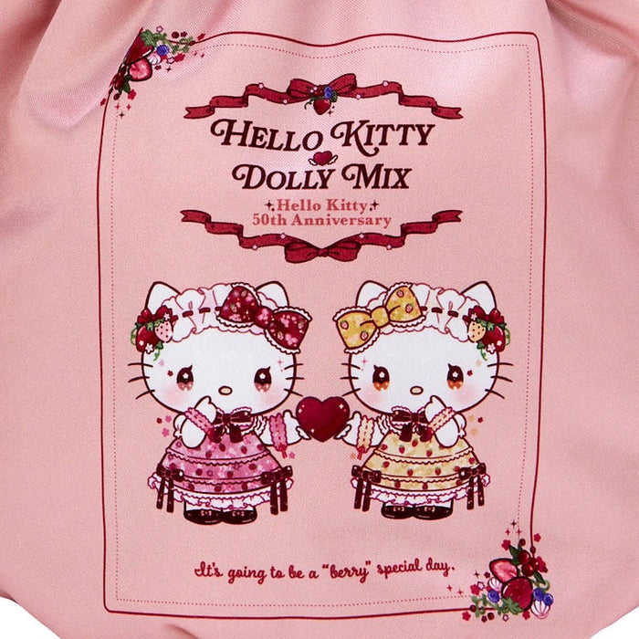 Japan Sanrio - Hello Kitty DOLLY Drawstring Bag (Color: Pink)