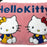 Japan Sanrio -  Hello Kitty & Hello Mimmy Sagara Embroidery Pouch