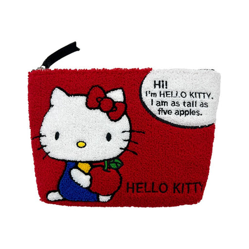 Japan Sanrio -  Hello Kitty Sagara Embroidery Pouch (Color: Red)