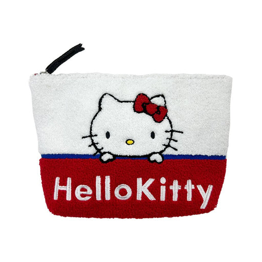 Japan Sanrio -  Hello Kitty Sagara Embroidery Pouch (Color: White)