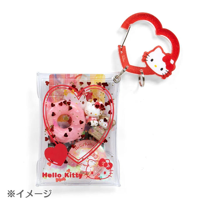 Japan Sanrio - Cinnamoroll Clear Pouch with Carabiner (Character Award 3rd Colorful Heart Series)