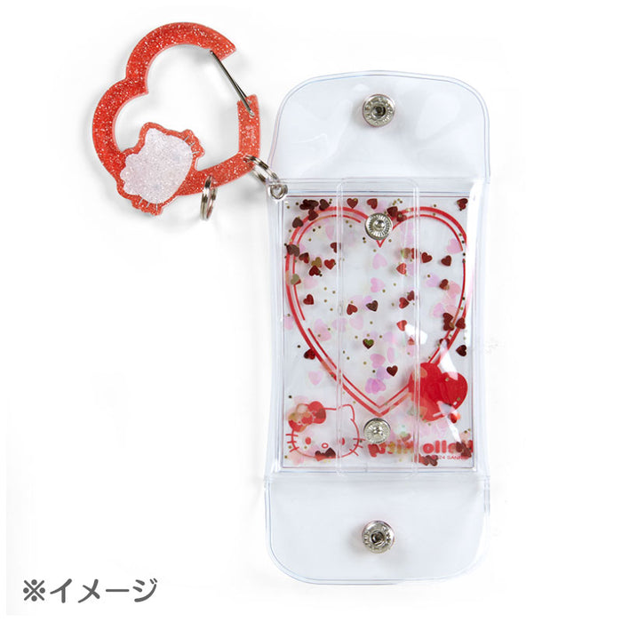 Japan Sanrio - Pochacco Clear Pouch with Carabiner (Character Award 3rd Colorful Heart Series)