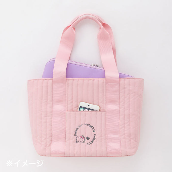 Japan Sanrio - Kuromi Quilted Tote Bag M
