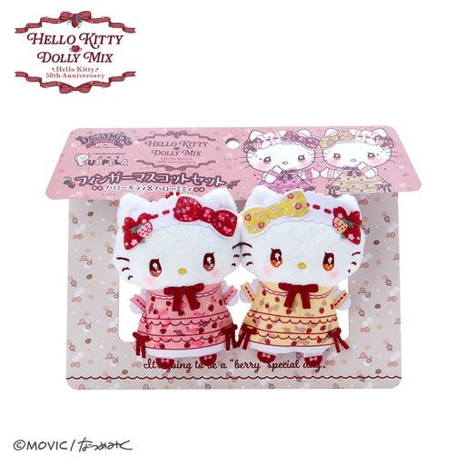 Japan Sanrio - Hello Kitty DOLLY finger mascot/PUPPELA set