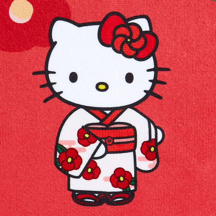 Japan Sanrio - Hello Kitty Small Mini Towel (Japanese Flowers)
