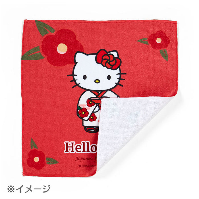 Japan Sanrio - Kuromi Small Mini Towel (Japanese Flowers)