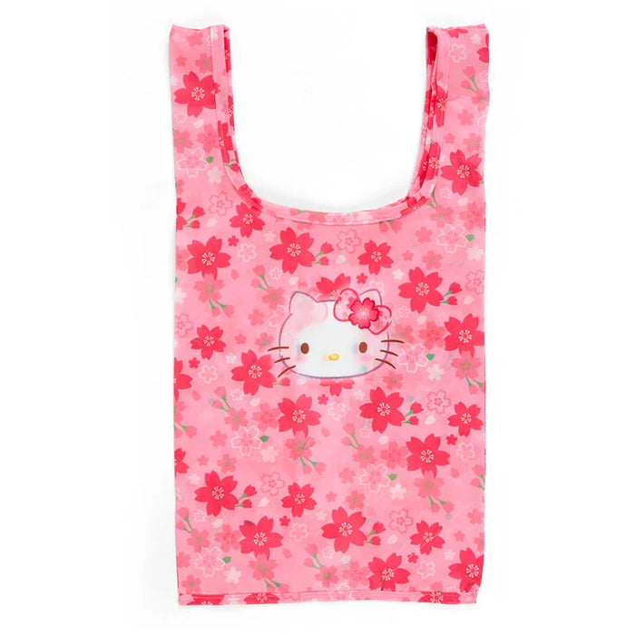 Japan Sanrio -  Hello Kitty Plush Keychain & Eco Bag Set (Cherry Blossom Kimono)
