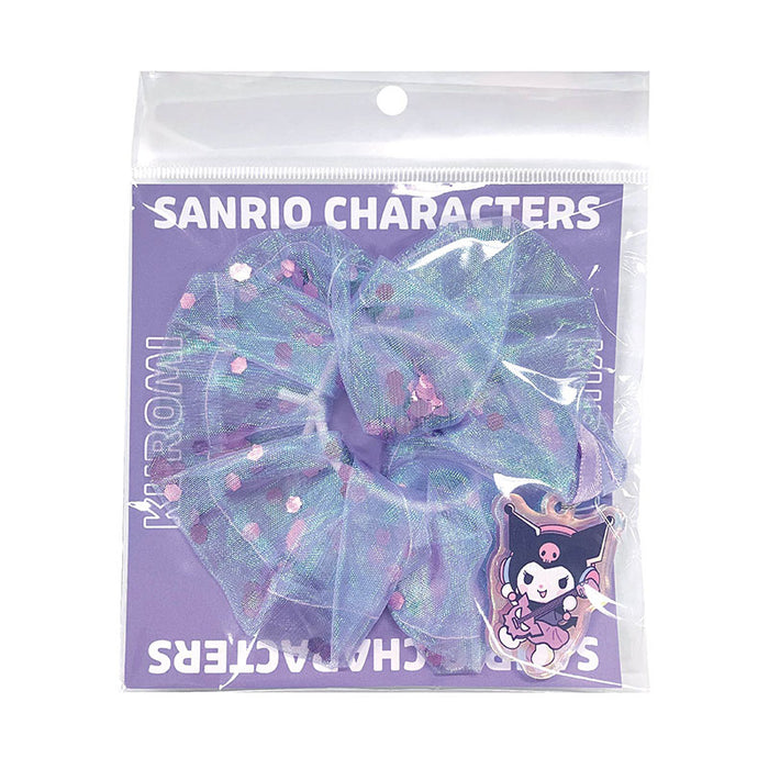 Japan Sanrio - Kuromi Hair Scrunchie with Acrylic Charm (festival)