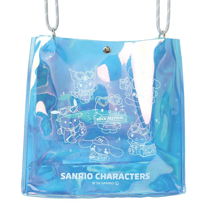 Japan Sanrio - Sanrio Characters Mini Shoulder Bag Color: Blue (festival)