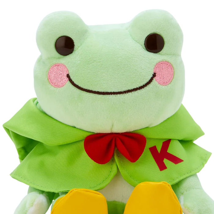 Japan Sanrio - Kero Kero Keroppi Pickles the Frog Plush Toy (Rain Poncho) (Pickles)