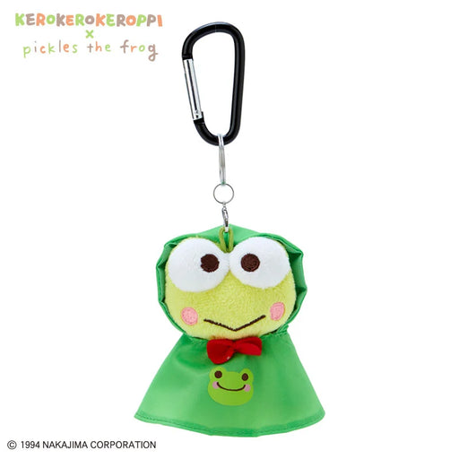 Japan Sanrio - Kero Kero Keroppi Pickles the Frog Mascot Holder (Rain Poncho) (Kerokerokeroppi)