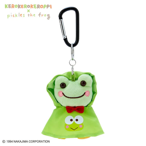Japan Sanrio - Kero Kero Keroppi Pickles the Frog Mascot Holder (Rain Poncho) (Pickles)
