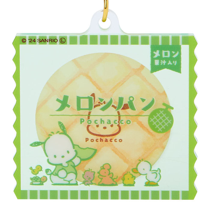 Japan Sanrio - Pochacco Layered acrylic keychain (Retropan)