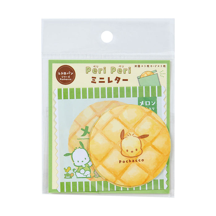 Japan Sanrio - Pochacco PeriPeri Mini Letter (Retro Pan)