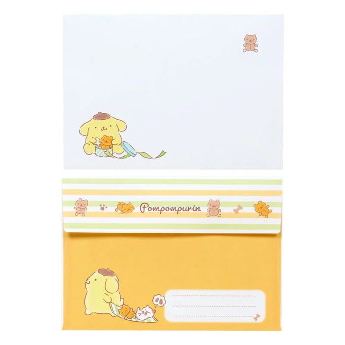 Japan Sanrio - Pompompurin Character Shaped Letter Set