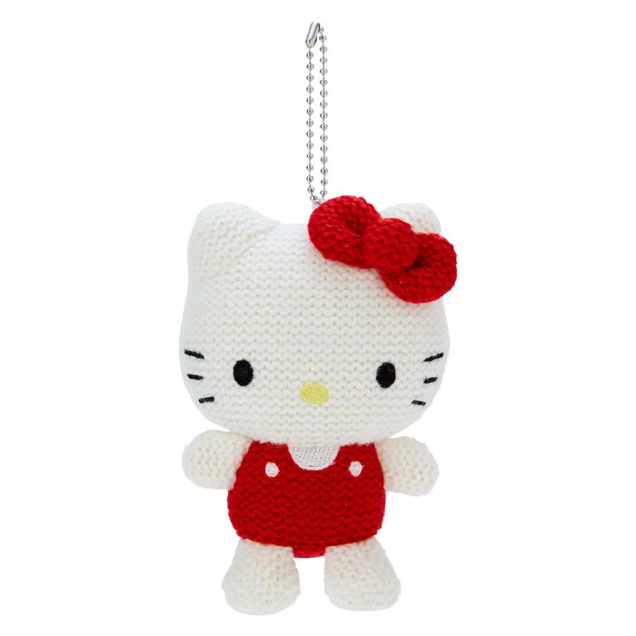 Japan Sanrio - Hello Kitty Amigurumi-Style Knitted Plush Keychain