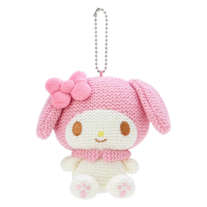 Japan Sanrio - My Melody Amigurumi-Style Knitted Plush Keychain