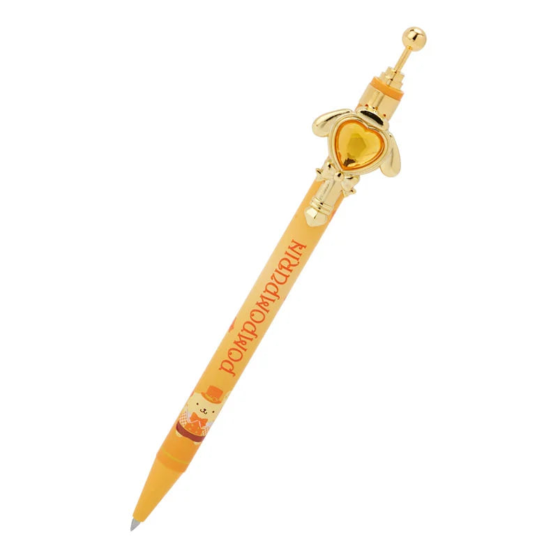 Japan Sanrio - Pompompurin Ballpoint Pen with Stone (I'll make you love it even more)