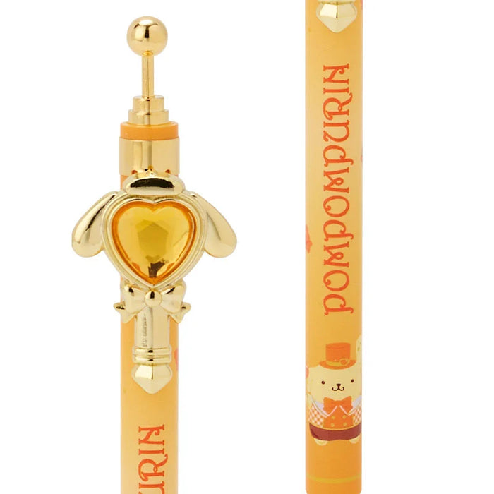 Japan Sanrio - Pompompurin Ballpoint Pen with Stone (I'll make you love it even more)