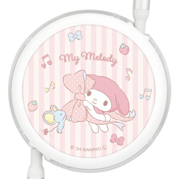 Japan Sanrio - My Melody USB Type-C to Type-C Sync & Charge Cable with Reel
