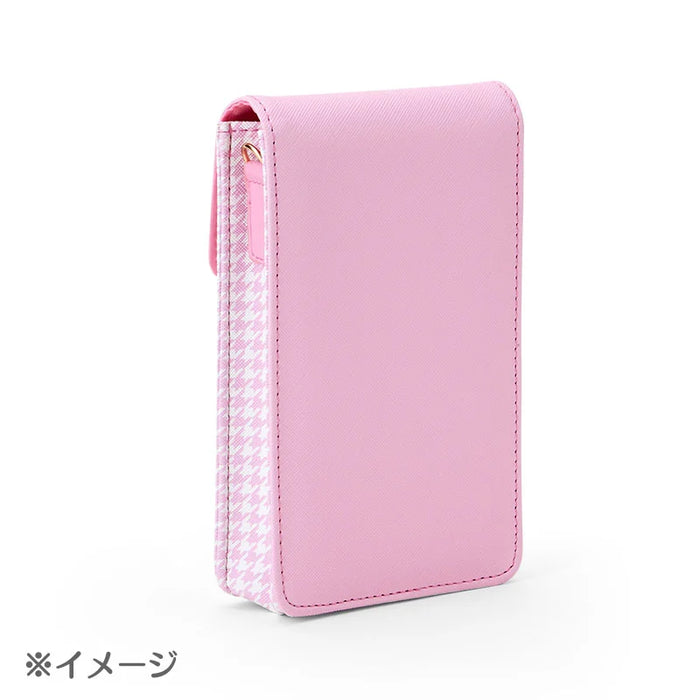 Japan Sanrio - Kuromi Houndstooth and Flowers Multi Pochette