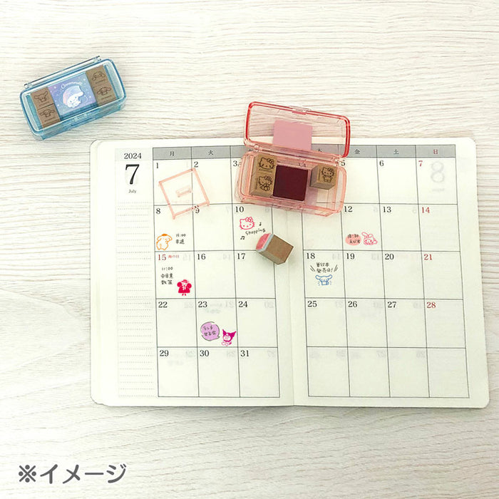 Japan Sanrio - Kuromi Mini Stamp