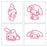 Japan Sanrio - My Melody Mini Stamp