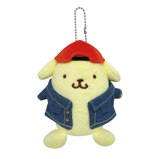 Japan Sanrio - Pompompurin Plush Keychain (Vintage Retro)