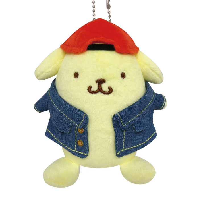 Japan Sanrio - Pompompurin Plush Keychain (Vintage Retro)