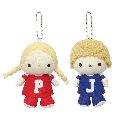 Japan Sanrio - Patty and Jimmy Pair of Plush Keychains Set (Vintage Retro)