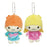 Japan Sanrio - Little Twin Stars Pair of Plush Keychains Set (Vintage Retro)