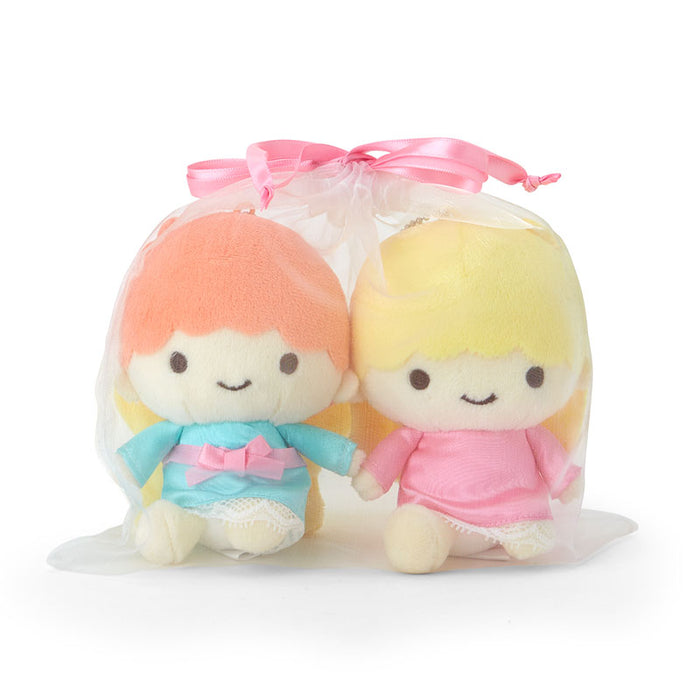 Japan Sanrio - Little Twin Stars Pair of Plush Keychains Set (Vintage Retro)