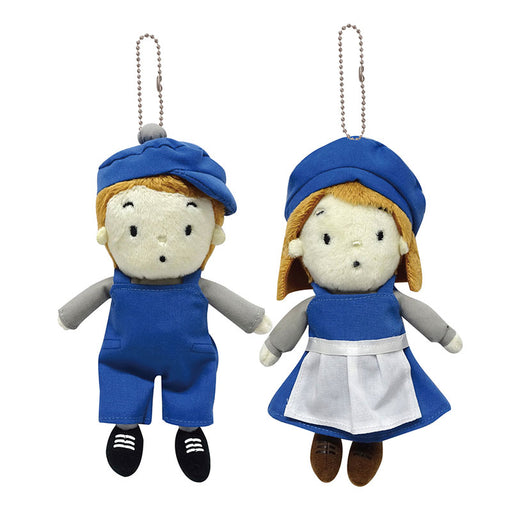 Japan Sanrio - The Vaudeville Duo Pair of Plush Keychains Set (Vintage Retro)