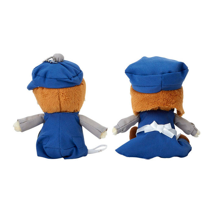 Japan Sanrio - The Vaudeville Duo Pair of Plush Keychains Set (Vintage Retro)