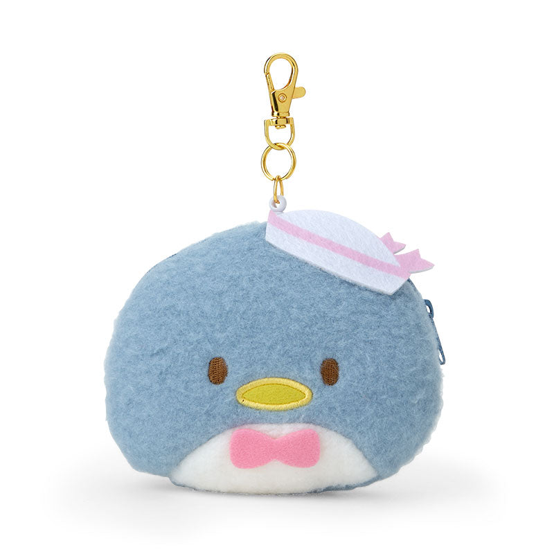 Japan Sanrio - Tuxedo Sam Fluffy Face Shaped Pass Case (Vintage Retro)