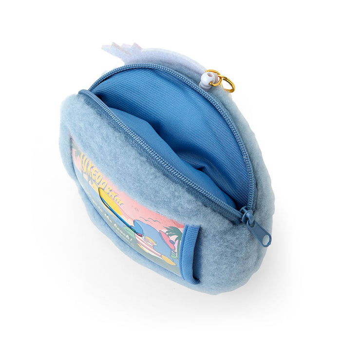 Japan Sanrio - Tuxedo Sam Fluffy Face Shaped Pass Case (Vintage Retro)