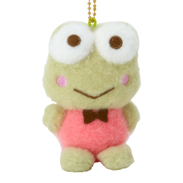 Japan Sanrio - Keroppi Fluffy Plush Keychain (Vintage Retro)