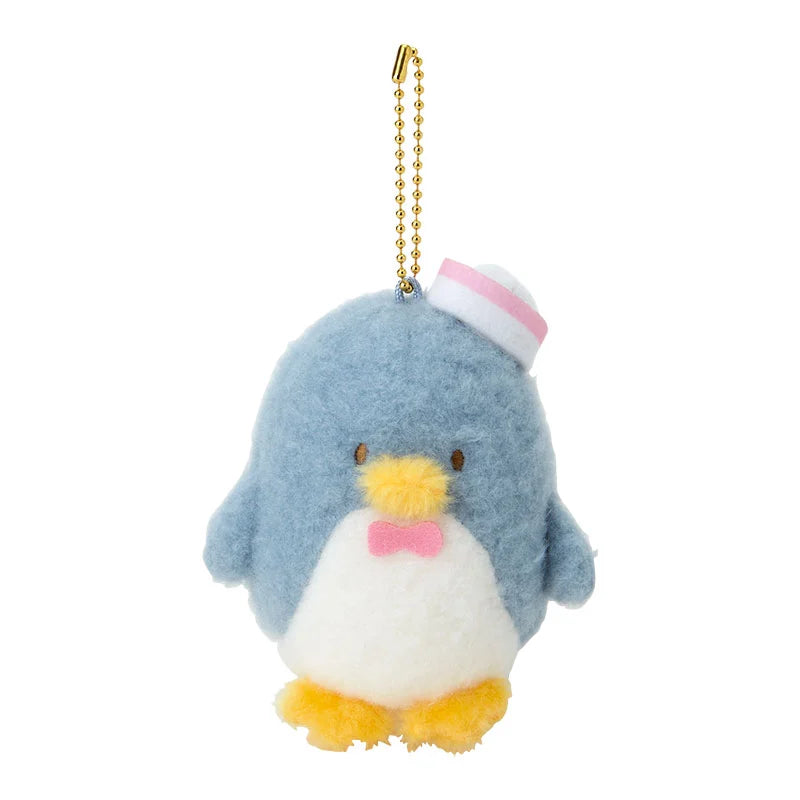 Japan Sanrio - Tuxedo Sam Fluffy Plush Keychain (Vintage Retro)