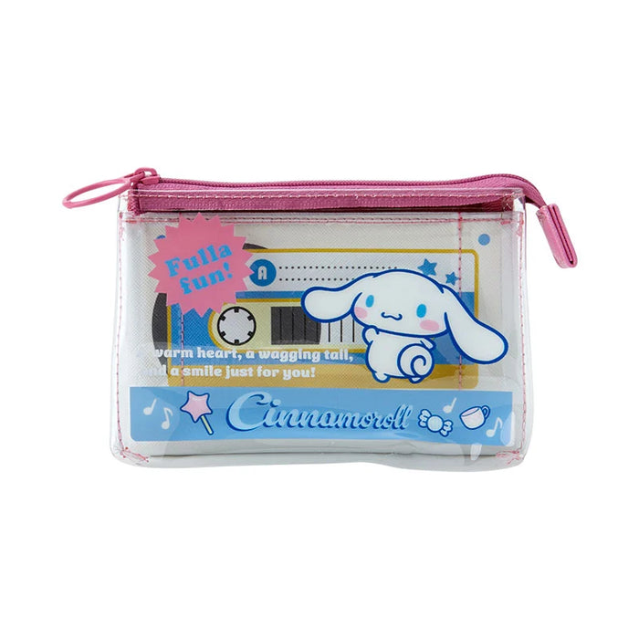 Japan Sanrio - Cinnamoroll Clear Cassette Style Pouch