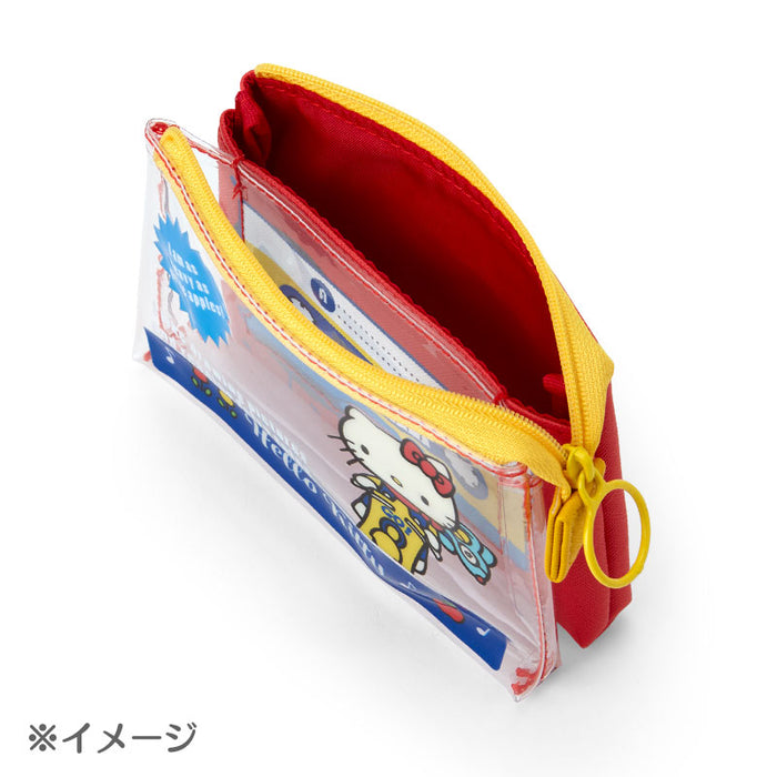 Japan Sanrio - Hangyodan Clear Cassette Style Pouch (Vintage Retro)