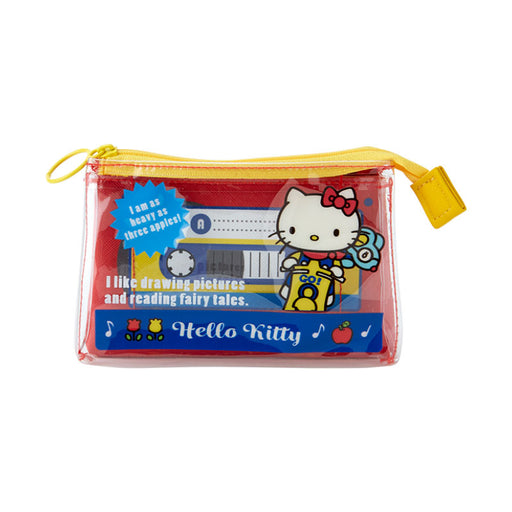 Japan Sanrio - Hello Kitty Clear Cassette Style Pouch (Vintage Retro)