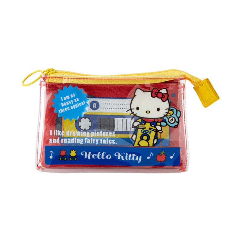Japan Sanrio - Hello Kitty Clear Cassette Style Pouch (Vintage
