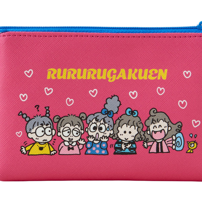 Japan Sanrio - Rururugakuen Clear Cassette Style Pouch (Vintage Retro)