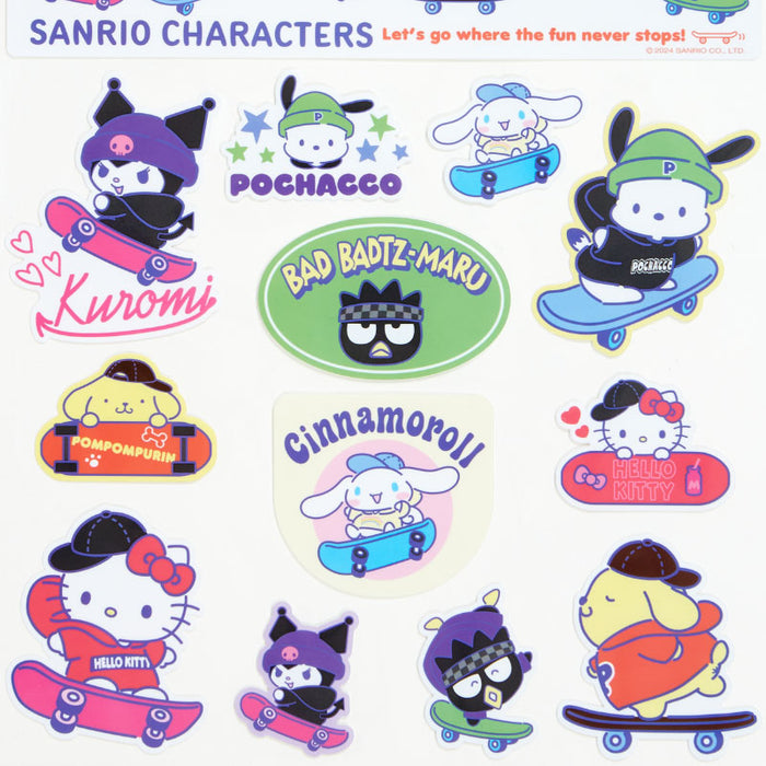 Japan Sanrio - Sanrio Characters Stickers (Skateboard)