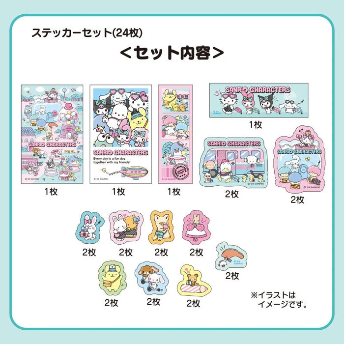 Japan Sanrio - Sanrio Characters Stickers Set (Fantasy Trip)
