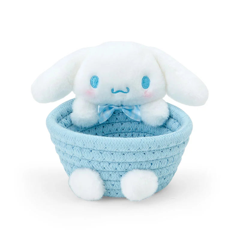 Japan Sanrio - Cinnamoroll Rope Basket with Mascot Size S