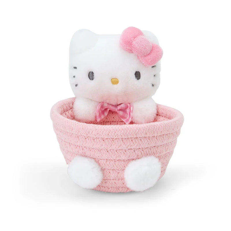 Japan Sanrio - Hello Kitty Rope Basket with Mascot Size S