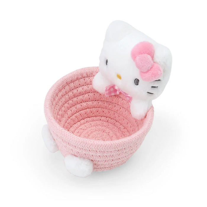 Japan Sanrio - Hello Kitty Rope Basket with Mascot Size S