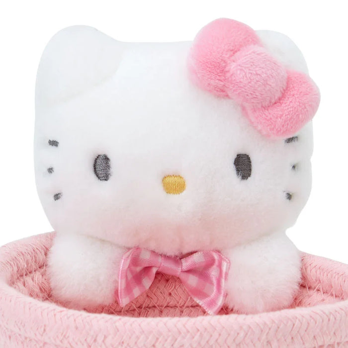 Japan Sanrio - Hello Kitty Rope Basket with Mascot Size S