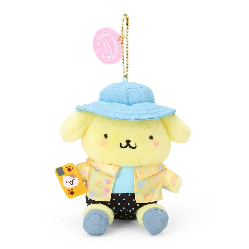 Japan Sanrio - Pompompurin Plush Keychain (Fantasy Trip)
